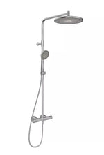 Dušo sistema Oras Aurelia 4792-80 plieno spalva, be ekcentrinių jungčių,
