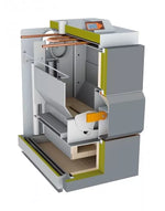 Dujų generacinis kieto kuro katilas Vigas, 25 (8-31) kW, dešininis