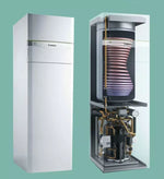 Vaillant šilumos siurblys su 175 l talpa flexoCOMPACT exclusive VWF 88/4 3 fazių