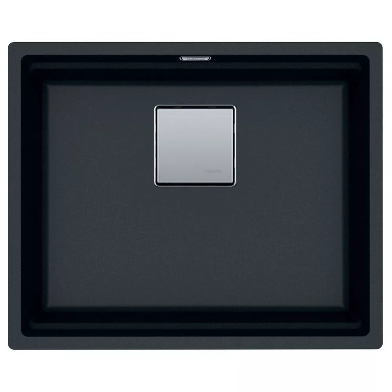 Po stalviršiu montuojama granitinė plautuvė Franke Kubus 2, KNG 110-52, Onyx