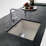 Po stalviršiu montuojama granitinė plautuvė Franke Kubus 2, KNG 110-52, Onyx