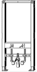 Bidė rėmas Viega Prevista