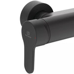 Stacionari vonios-dušo sistema Ideal Standard Cerafine O, su Ø200 galva ir rankiniu dušu, Silk Black matinė juoda