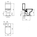 Pastatomo WC Ideal Standard puodas, i.Life A Rimless+ (be bakelio)
