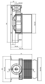 Potinkinis sifonas kondensatui HL138N, su šratu
