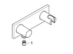 Sieninė dušo jungtis GROHE, su integruotu dušo laikikliu