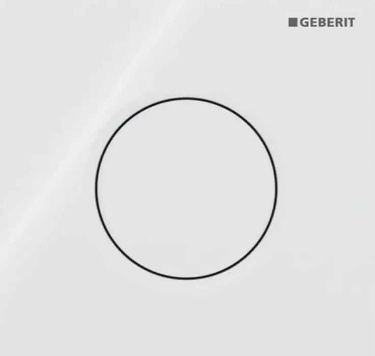Pisuaro klavišas Geberit, SIGMA 01, apvalus baltas