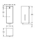 Dozatorius KWC, antivandalinis
