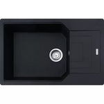 Granitinė plautuvė Franke Urban, UBG 611-78 XL, juoda matinė