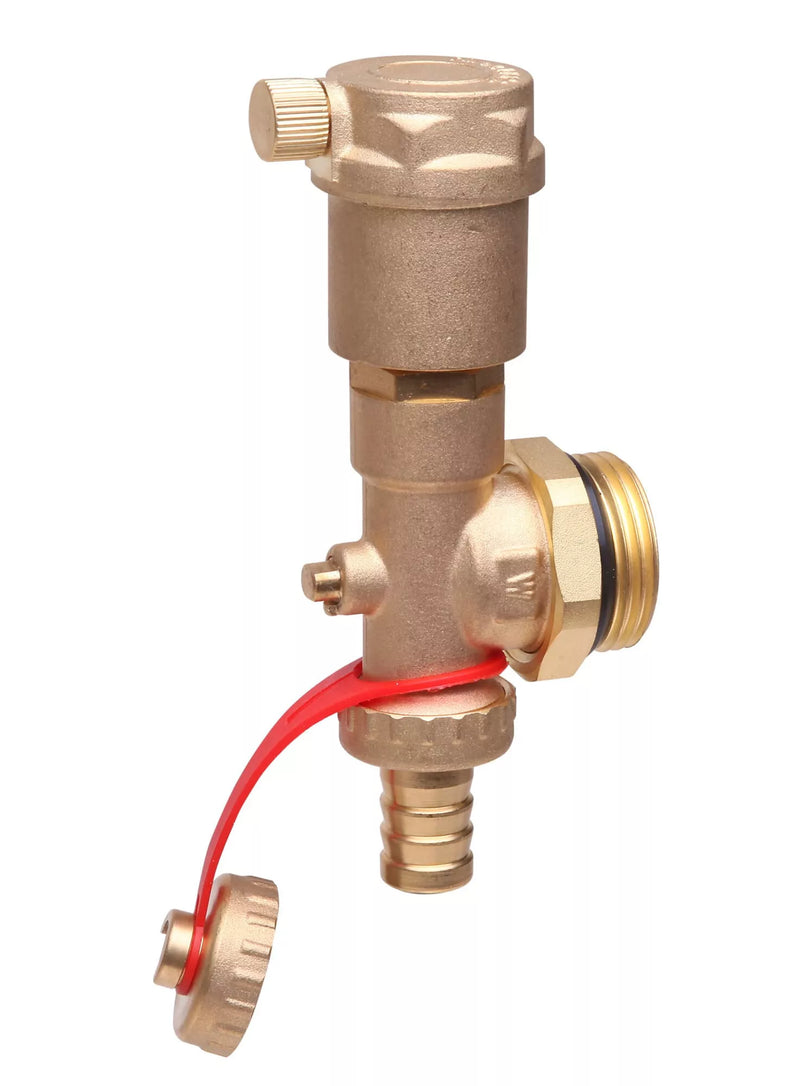 Kolektoriaus Danfoss FHF-EA galinė sekcija, su automatiniu nuorintoju ir drenažu