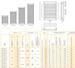 Juodojo metalo gyvatukas MODO, MOD-50/100, baltas
