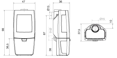Krosnelė Seguin EMERAUDE 4, juoda sp.