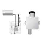 Potinkinis sifonas kondicionierių drenažo surinkimo DN32 HL138N