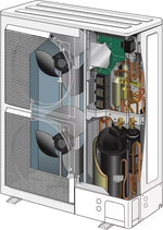 Šilumos siurblys oras/vanduo Atlantic Alfea Excellia A.I. TRI 14 (024115, 700177, 075454)