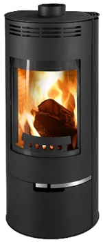 Plieninė krosnelė Thorma Andorra, juoda
