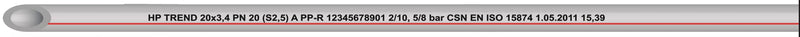 Vamzdis HP Trend, 16x2,7mm, PN20