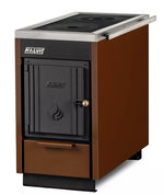 Kieto kuro katilas viryklė "Kalvis 4CN" 10 kW, dvi kaitvietės