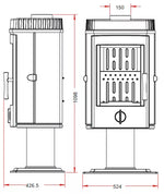Ketinė krosnelė Invicta MAIRY