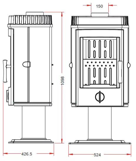 Ketinė krosnelė Invicta MAIRY