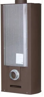 Plieninė krosnelė Thorma Andorra, ruda