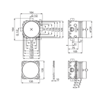 Potinkinis vonios ir dušo maišytuvo korpusas BlueBox, G1/2