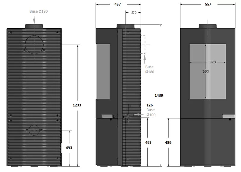 Ketinė krosnelė Invicta MOAI