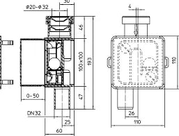 Potinkinis sifonas kondicionierių drenažo surinkimo DN32 HL138N