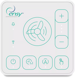 Rekuperatorius ENSY WAVE 300BV vert. kair.p. su Wi-Fi ir Bluetooth valdikliu