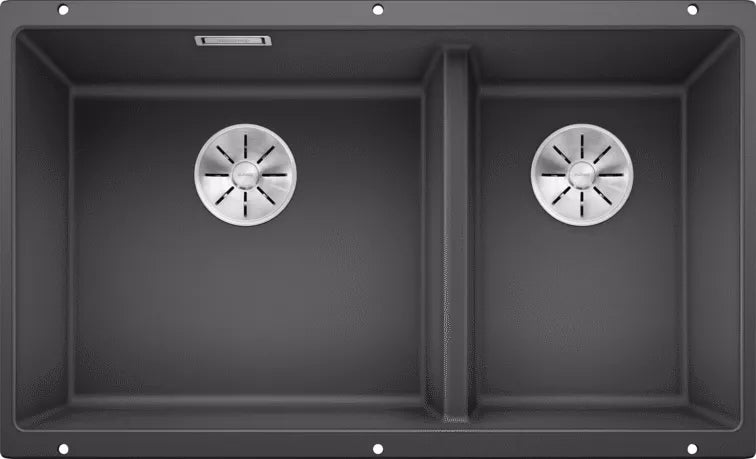 Akmens masės plautuvė Subline 430/270-U, 755x460mm, akmens pilka