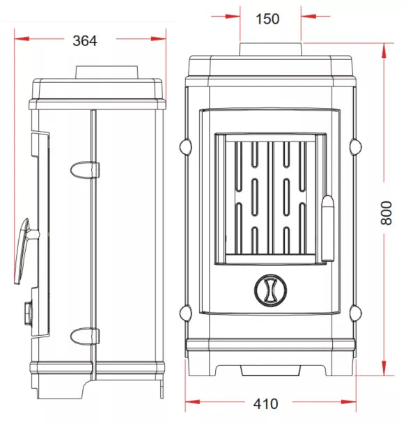 Ketinė krosnelė Invicta Remilly