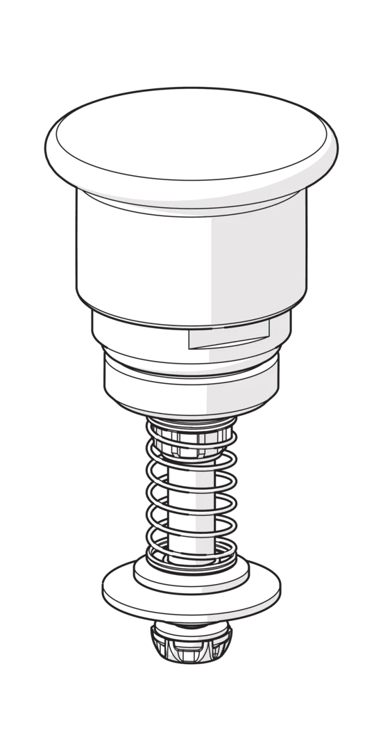 Integruojamas perjungiklis ( vonios/dušo )