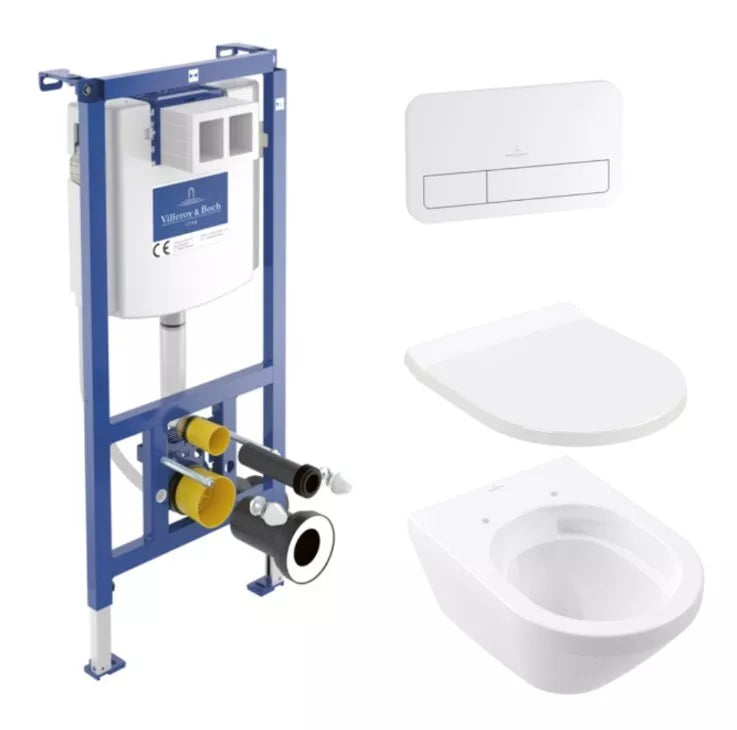 Pakabinamo WC komplektas Villeroy & Boch Architectura (4616CB01, 92243068)