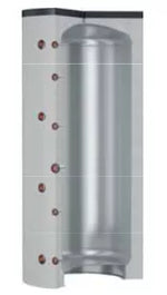 Akumuliacinė talpa PUFFER VB 300 L, su kieta izoliacija