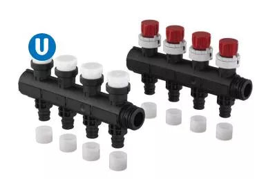 Uponor Vario Plus Q&E kolektorius bal. LS 6X Q&E 20x2,0