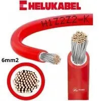 Solar kabelis MG WIRES EN 50618 6,00 mm2 Q H1Z2Z2-K 100 metrų raudonas