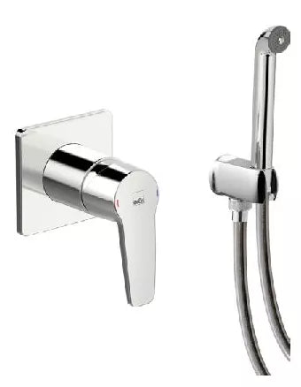 Potinkinis Saga bidetta komplektas, chromuotas