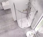 Pusapvalė dušo kabina Ravak Blix Slim, BLSCP4-80 blizgus +Transparent