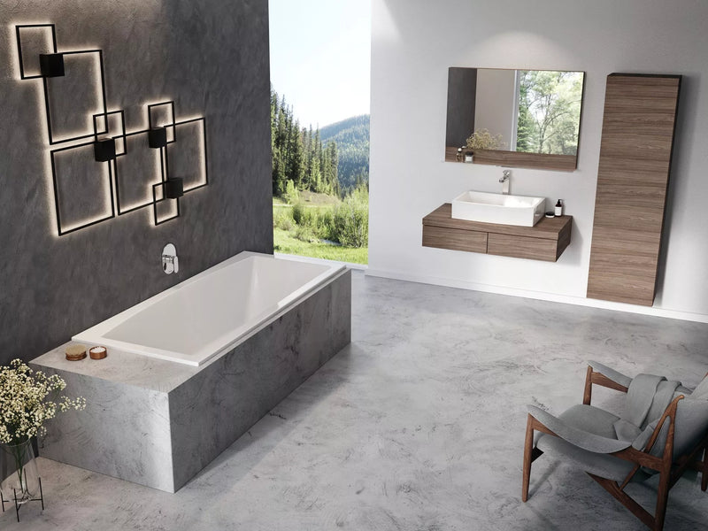Akrilinė vonia Ravak Formy 02 Slim, 180 x 80 sniego baltumo
