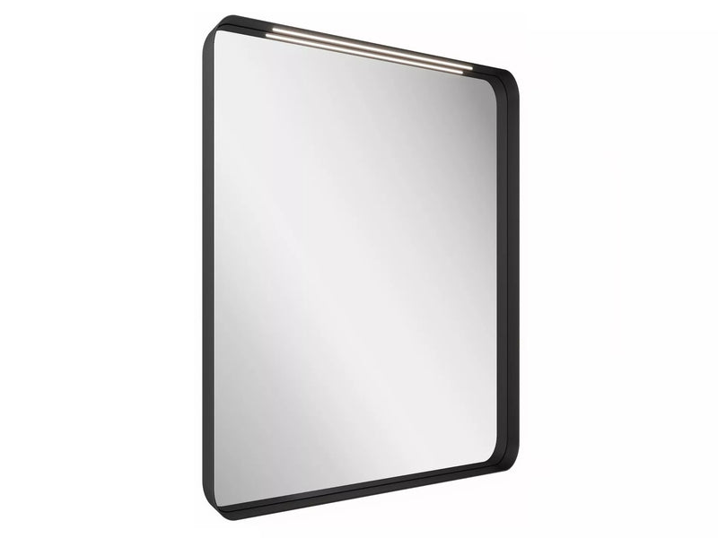 Veidrodis su LED apšvietimu Ravak Strip I, 600x700 juoda