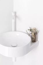 Fiksuotas praustuvo sifono vožtuvas Ravak, baltas, praustuvams be persipylimo