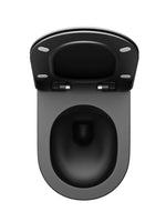 Pakabinamas WC Ravak, Uni Chrome RimOff juodas