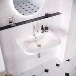 Click-Clack praustuvo sifono vožtuvas Ravak, Chrom, praustuvams su persipylimu