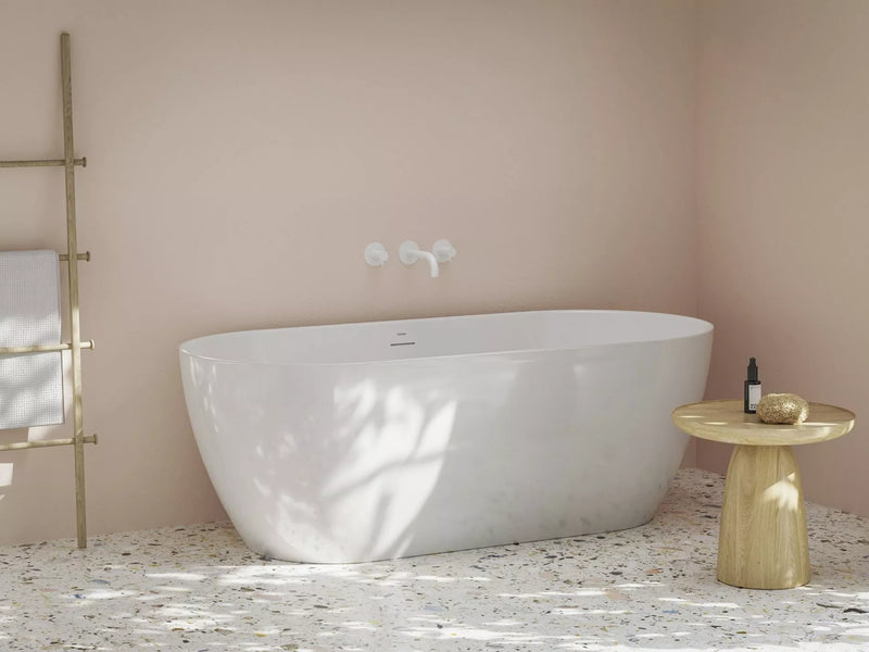 Laisvai pastatoma vonia Ravak Freedom O Tec 1700x770, balta su chromuotais priedais