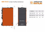 Kieto kuro katilas BIO MAX, 50 kW