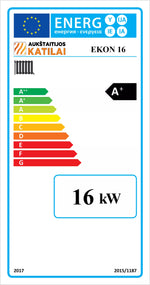 Kieto kuro katilas EKON, apatinio degimo, 16kW