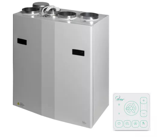 Rekuperatorius ENSY WAVE 300BV vert. kair.p. su Wi-Fi ir Bluetooth valdikliu