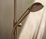 Dušo sistema Oras Aurelia 4792-81 bronzos spalva, be ekcentrinių jungčių