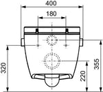 Pakabinamas unitazas TECEone Rimless su bide funkcija