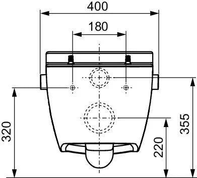 Pakabinamas unitazas TECEone Rimless su bide funkcija