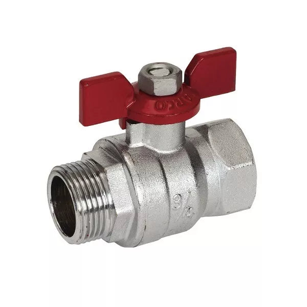 TURIA 3000 ventilis 1" v/i trumpa rankena (0113208)